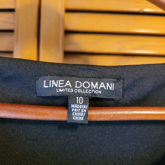 Linea Domani Velvet Polka Dot Print Dress - Picture 3 of 5